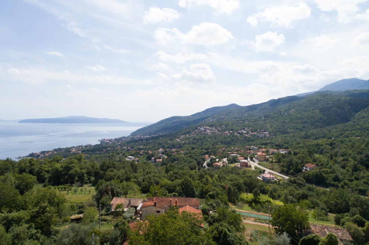 Sea View Apartment With Garden Near Opatija Veprinac Dış mekan fotoğraf