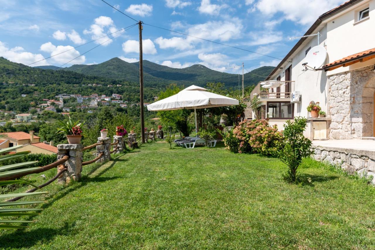 Sea View Apartment With Garden Near Opatija Veprinac Dış mekan fotoğraf