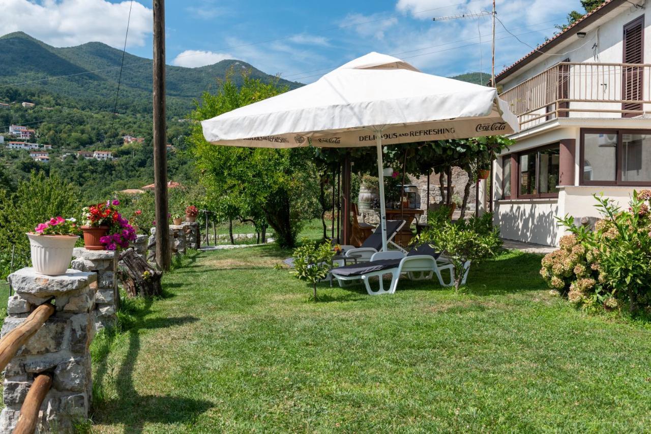 Sea View Apartment With Garden Near Opatija Veprinac Dış mekan fotoğraf