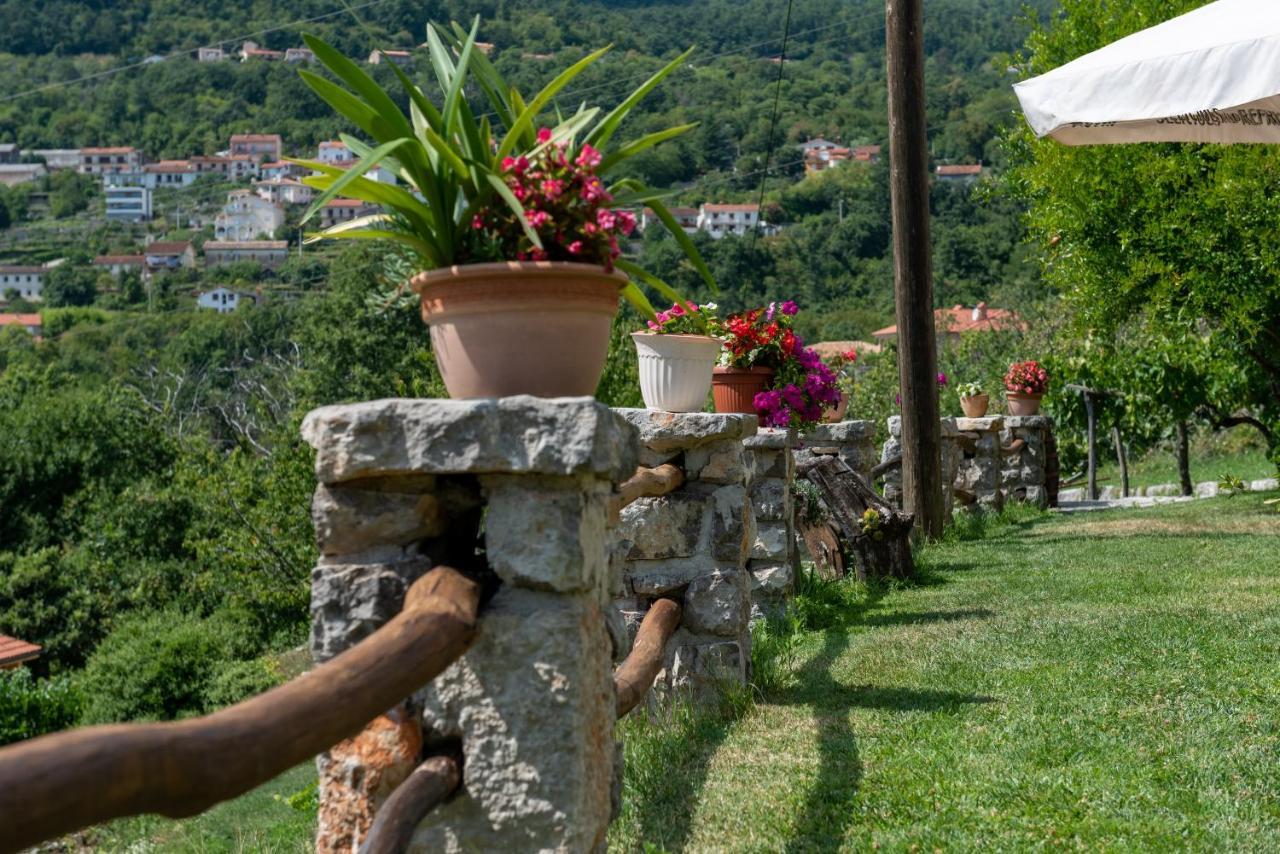 Sea View Apartment With Garden Near Opatija Veprinac Dış mekan fotoğraf