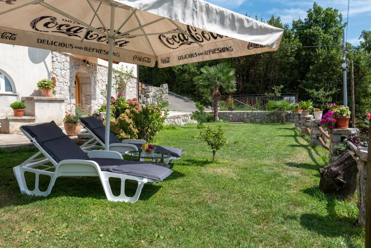Sea View Apartment With Garden Near Opatija Veprinac Dış mekan fotoğraf