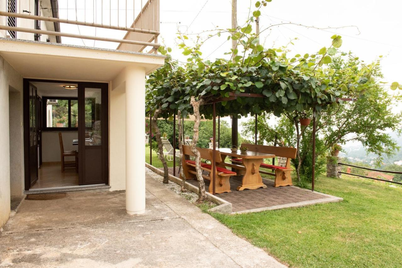 Sea View Apartment With Garden Near Opatija Veprinac Dış mekan fotoğraf