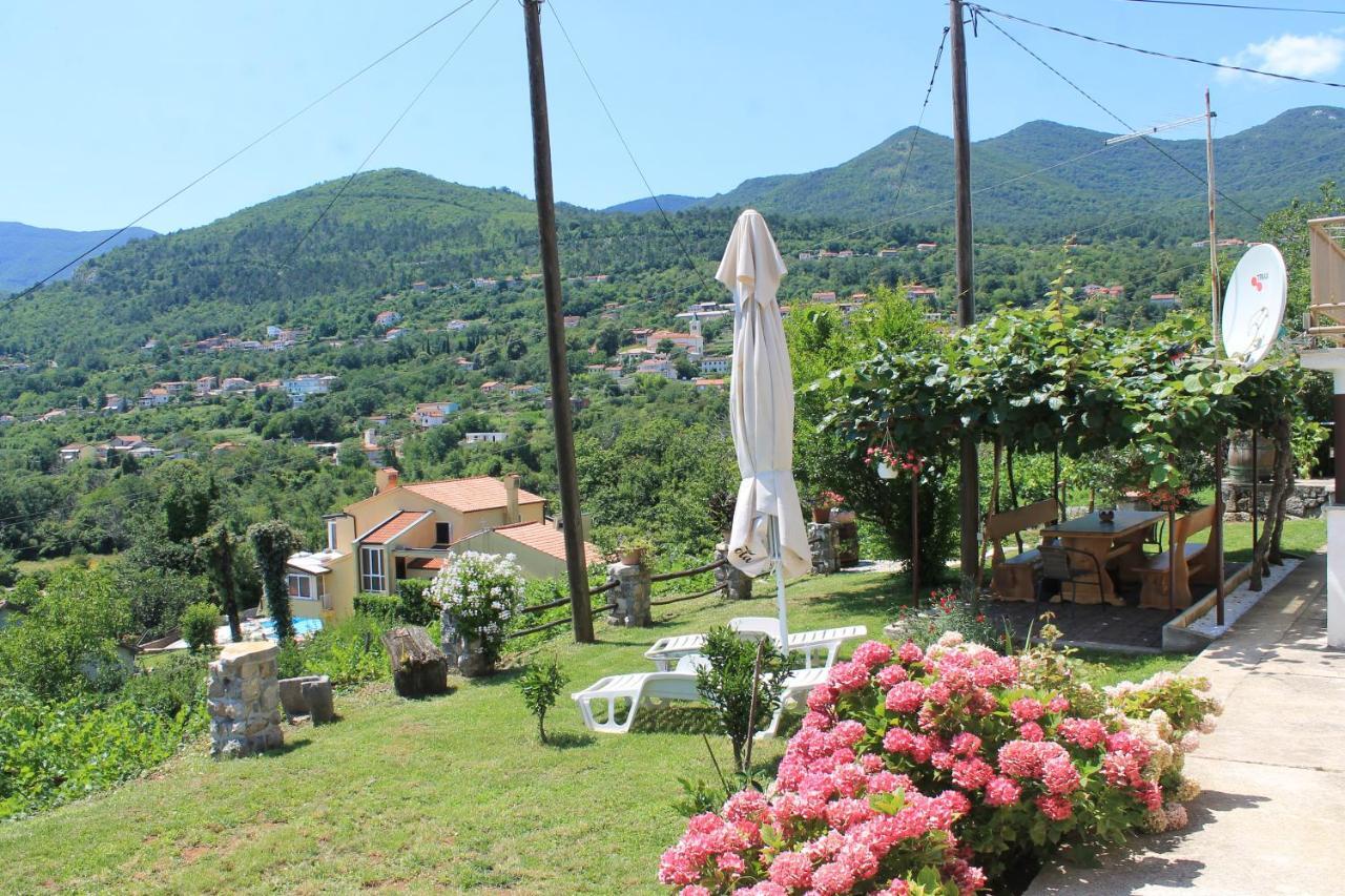 Sea View Apartment With Garden Near Opatija Veprinac Dış mekan fotoğraf